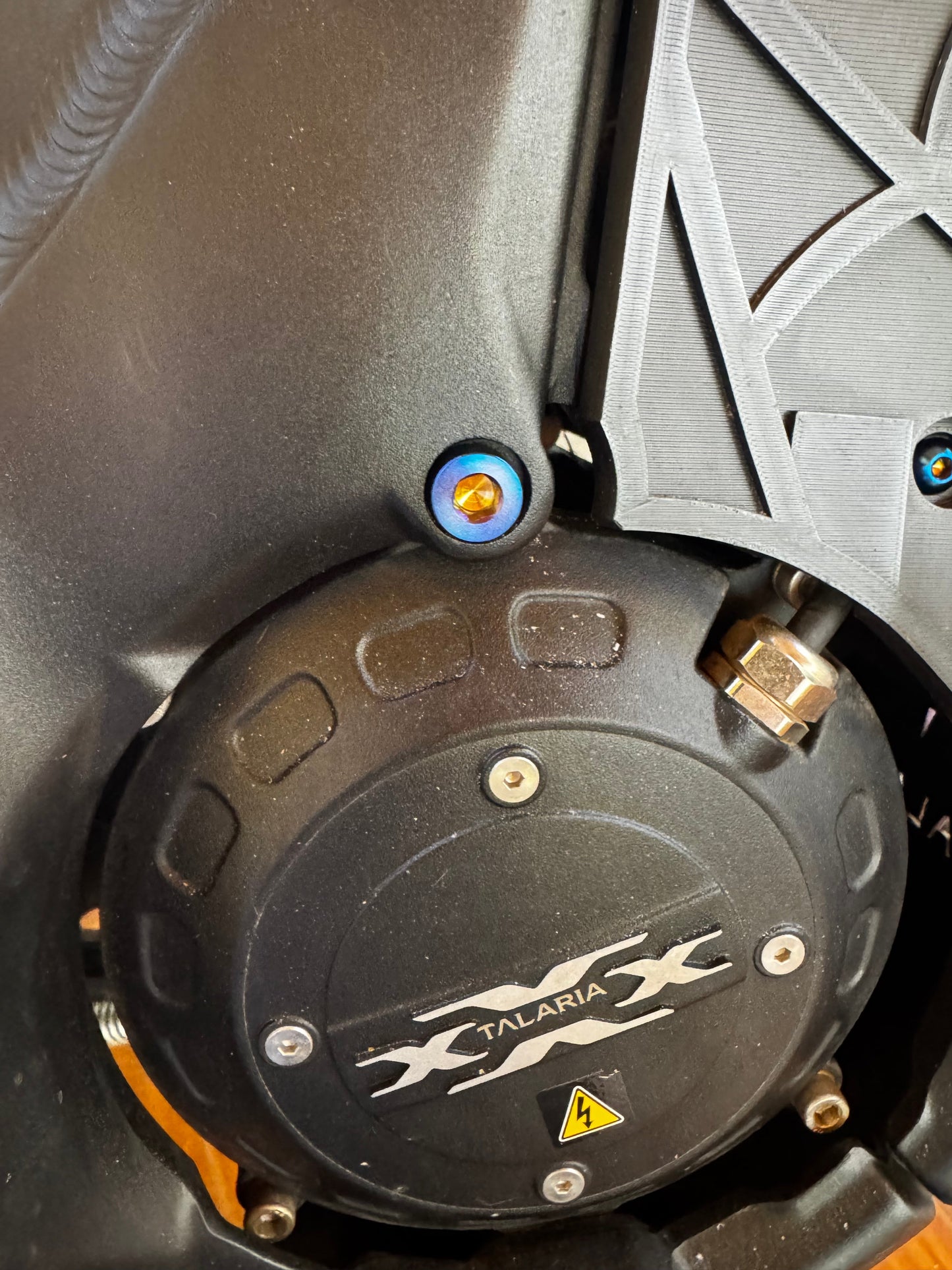 Titanium Talaria xxx motor mount bolts (right side)