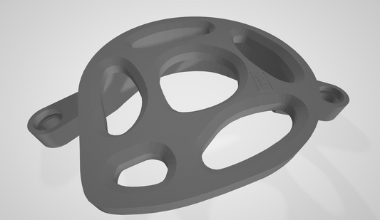REAL CNC E-Moto Motor Cover Powder Coated